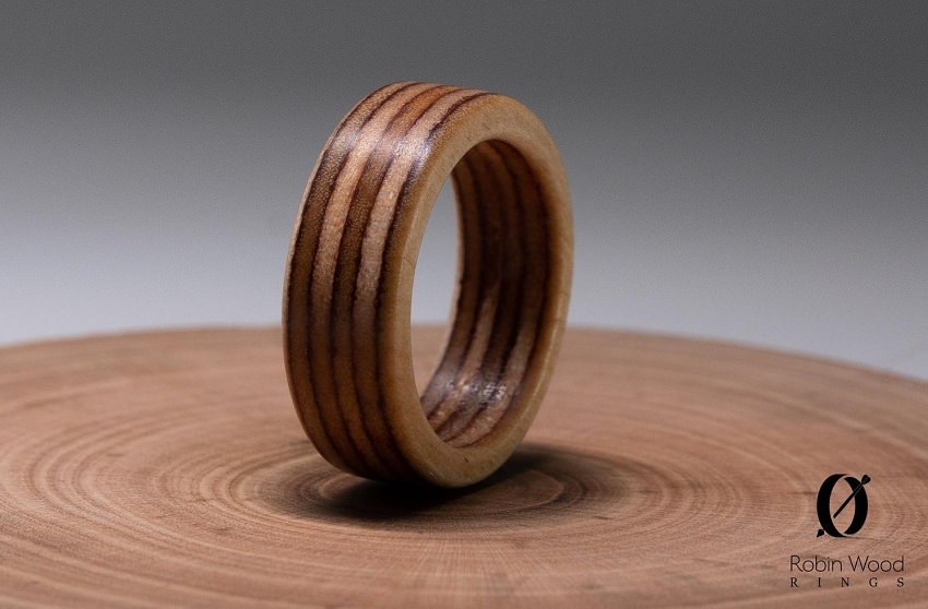 Recycled plywood ring