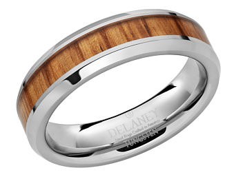 Ring made from old whiskey barrel