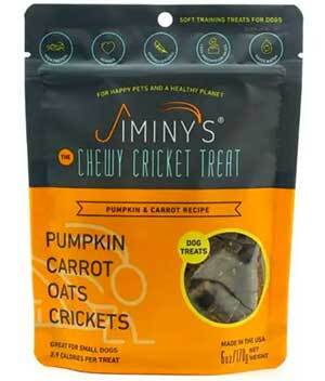 Jiminy's cricket & pumpkin dog treats