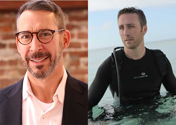 Doug Heske, CEO of Newday Impact Investing, and Philippe Cousteau, cofounder of EarthEcho International