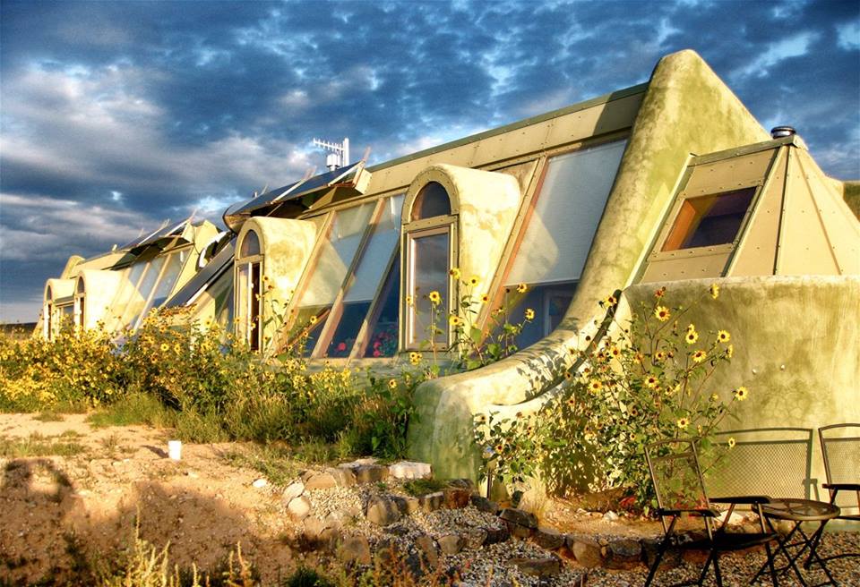 Build your Earthship home with a mixture of natural and reclaimed materials.