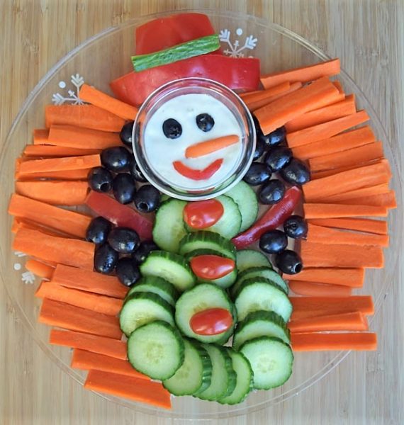 Vegetable snowman