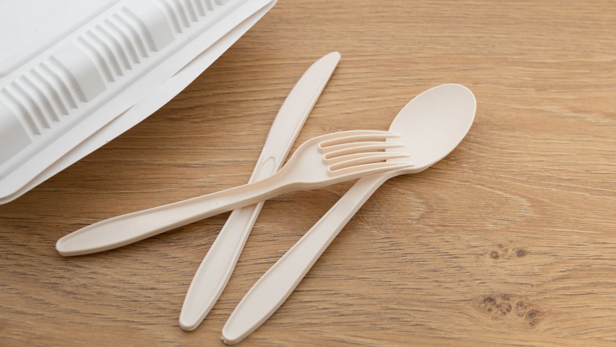 compostable plastic food service products