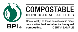 BPI Industrial Compostable label