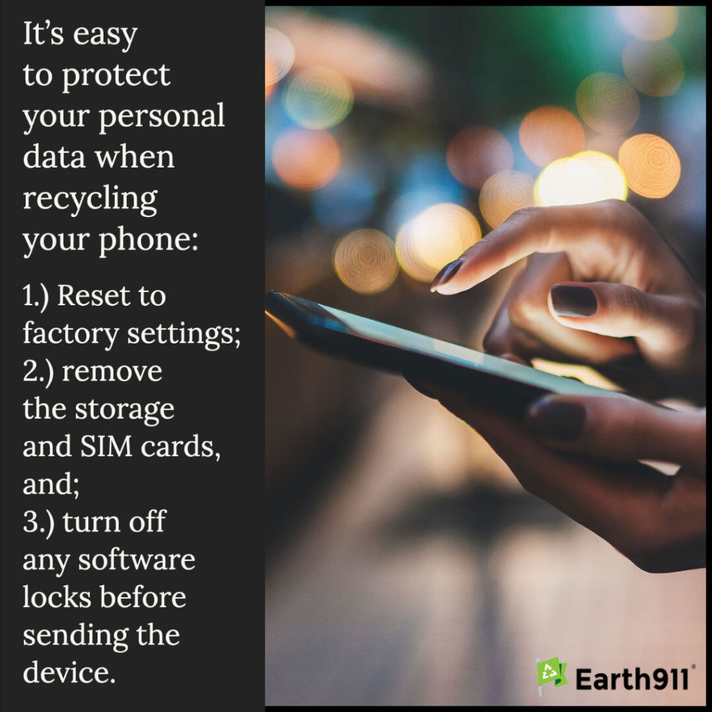 Make your phone safe for recycling