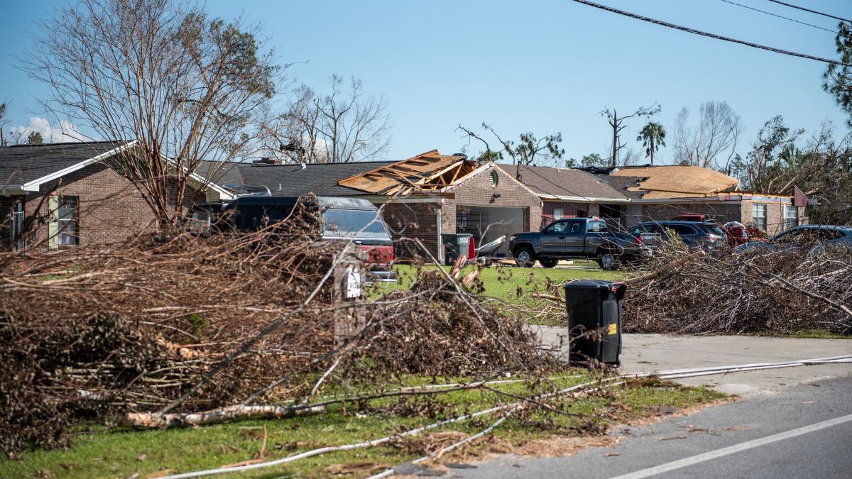 Florida homes damaged by Hurricane Michael
