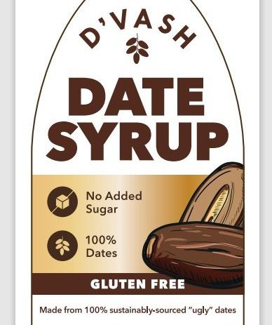 D'Vash Organics Date Syrup Label