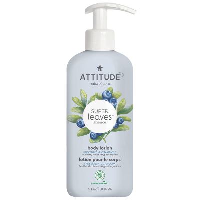 Attitude unscented body lotion