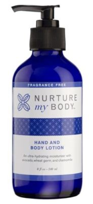 Fragrance free hand and body lotion