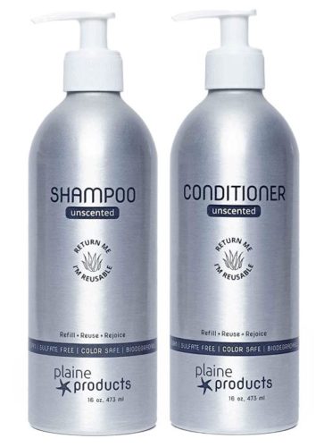 Plaine Products Unscented Shampoo & Conditioner