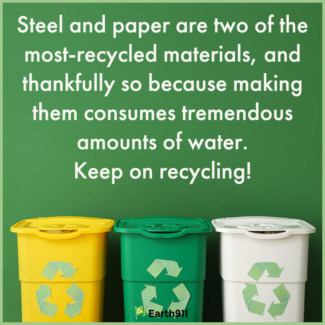 steel and paper recycling