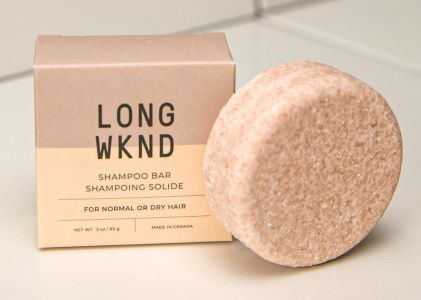 Long Wknd Unscented Shampoo Bar
