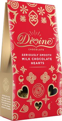 Fair-trade chocolate hearts from Divine