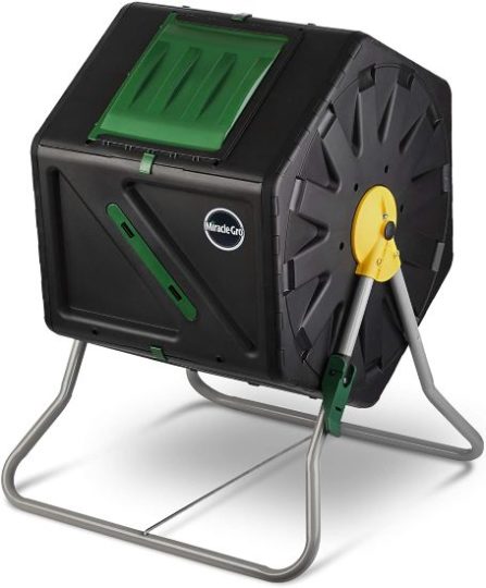 Single-chamber compost tumbler