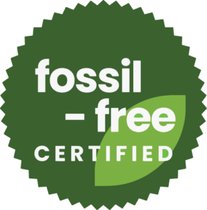 fossil-free certified