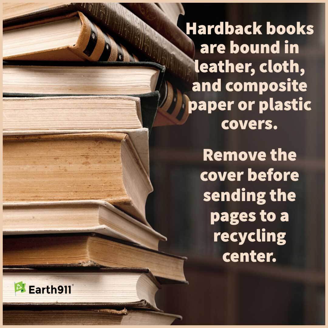 Hardback book recycling