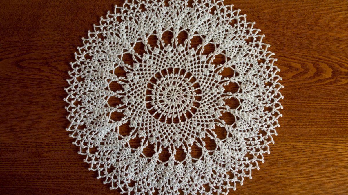 handmade lace doily
