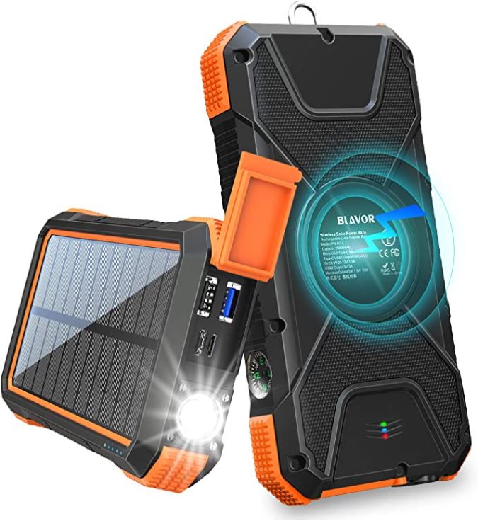 Blavor portable solar device charger