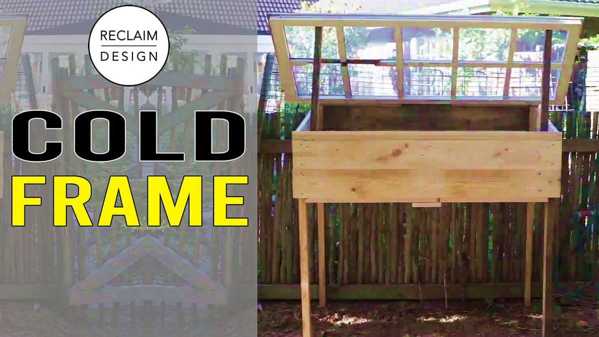 Creating a Small Cold Frame Greenhouse from Reclaimed Wood